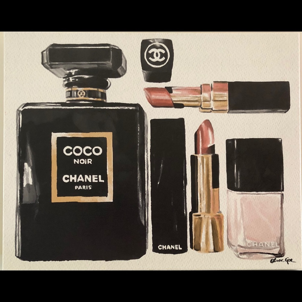 Oliver Gal Chanel Canvas Artwork 20” x 16”